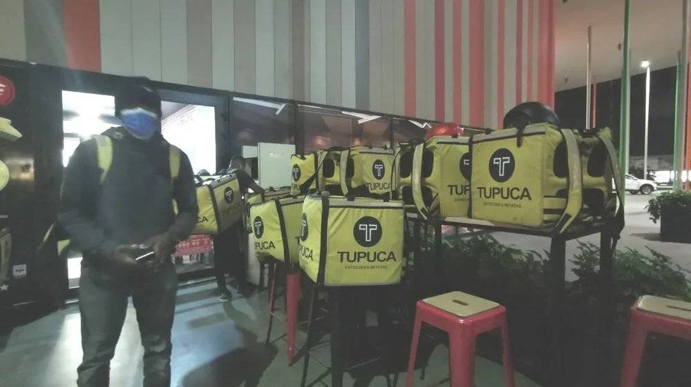 安哥拉也有外卖，APP名TUPUCA。<br>