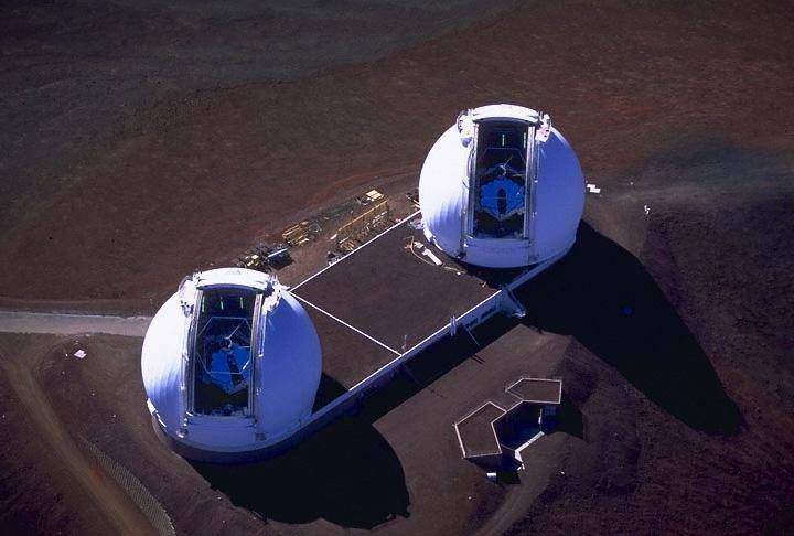 凯克望远镜 图片来自：Wikipedia