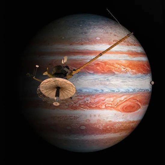 伽利略号木星探测器 图片来自：NASA