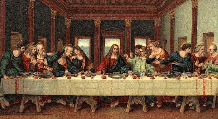 Leondardo Da Vinci    The last supper   达.芬奇  《最后的晚餐》  <br>