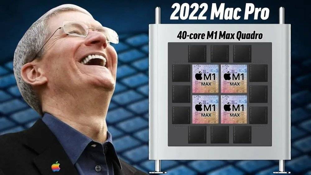 Tim Cook：Intel，this is for you 图片来自：Max Tech<br>