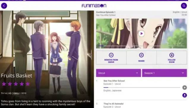 Funimation流媒体平台