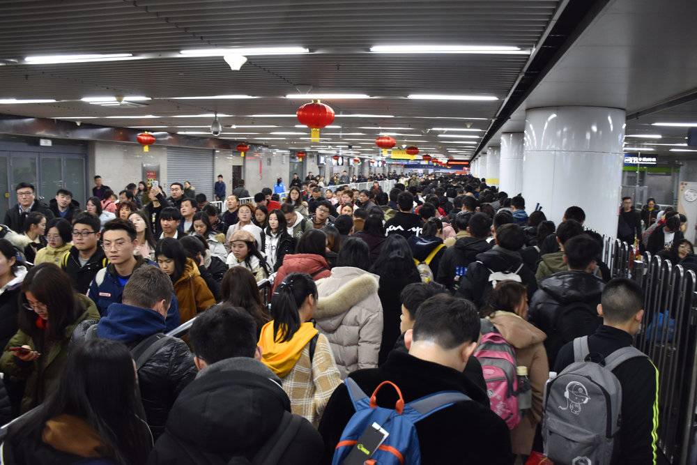 2019年2月22日，北京西站。©东方IC