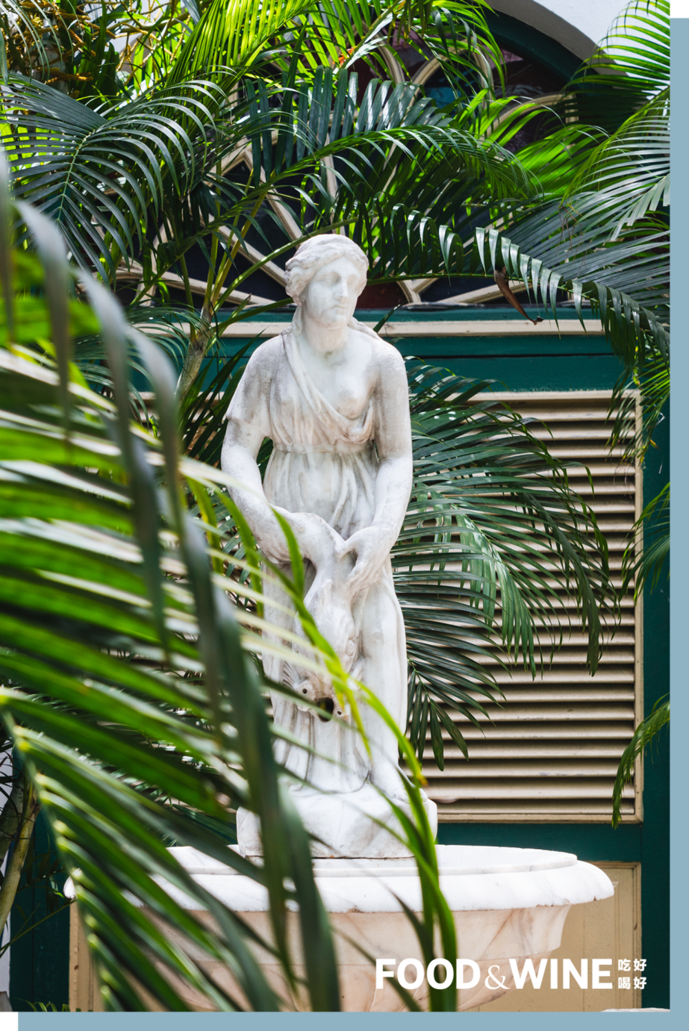 埃米利奥 · 巴卡迪博物馆庭院里的古典雕塑。<br>