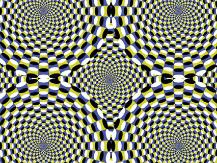 图11. 运动错觉丨图源：Bach, M. Optical illusions, 2006<br>