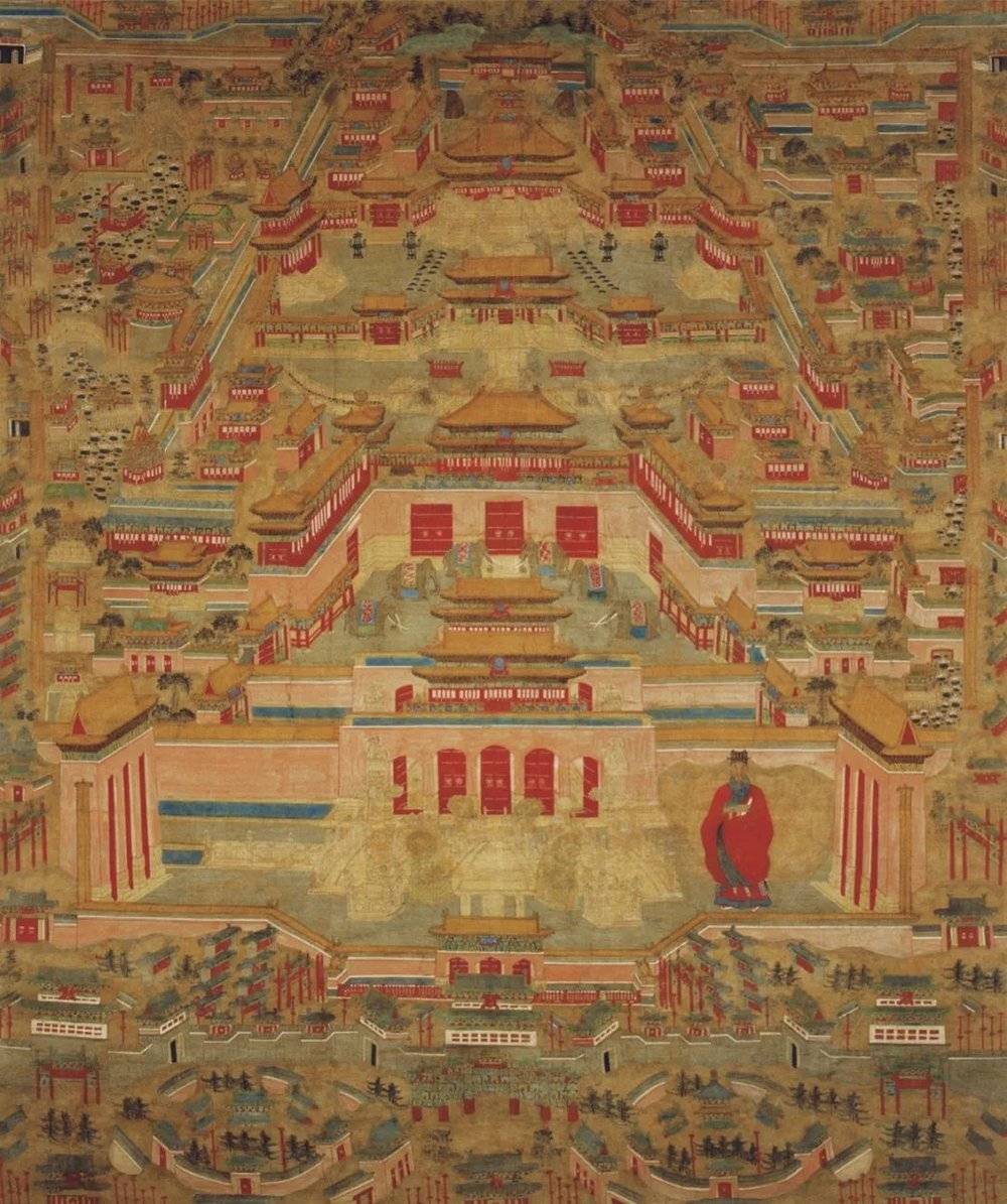 佚名《北京宫城图》<br>