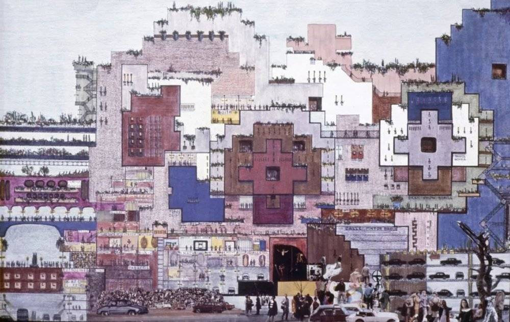 Collage，City in the Space, Madrid, Spain, 1970. Image ©RBTA<br>