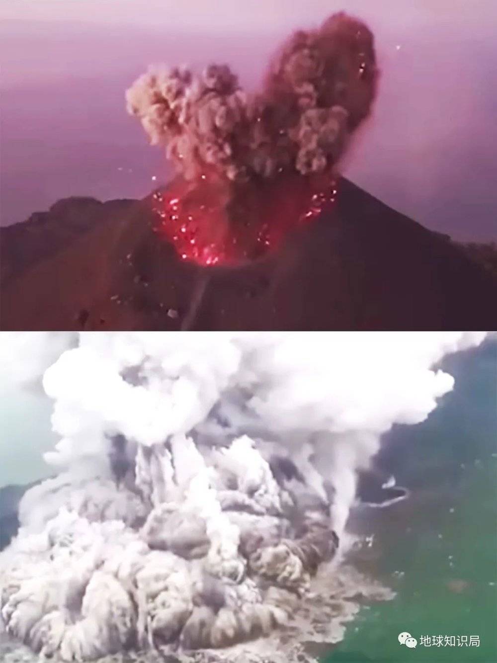 在这之前，火山喷发的频率异常频繁，上演了一出狼来了的故事，在恍惚中造成了大破坏（图：facebook&twitter）