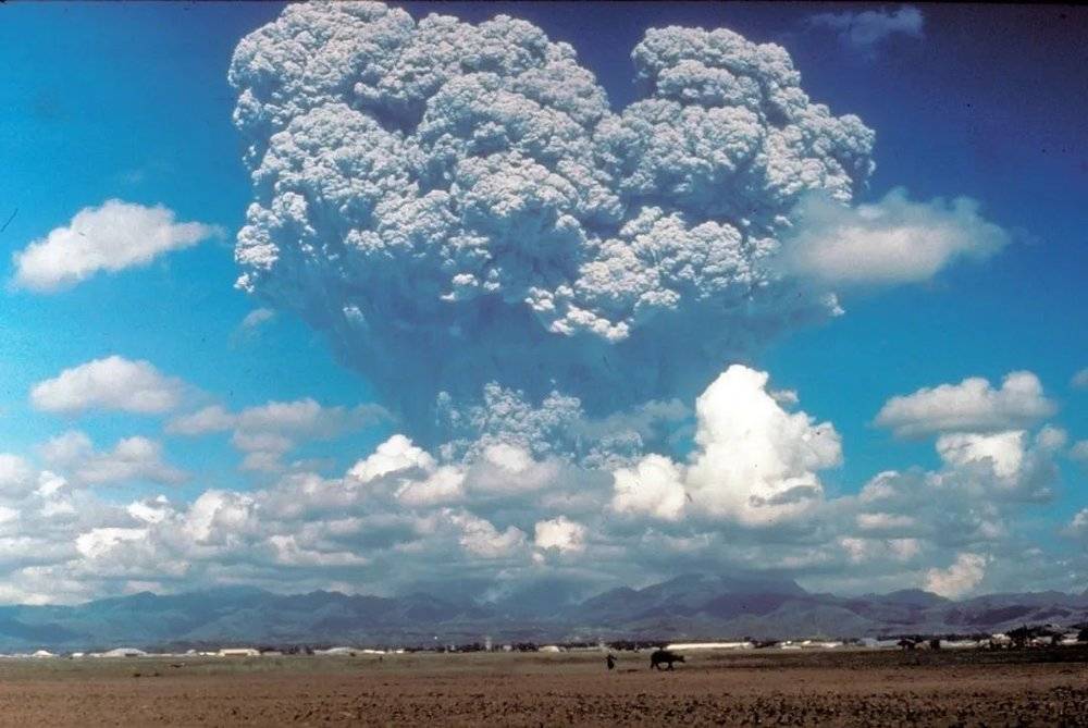 ▲1991年的皮纳图博火山喷发被成功预测（图片来源：Dave Harlow/USGS/public domain）<br label=图片备注 class=text-img-note>