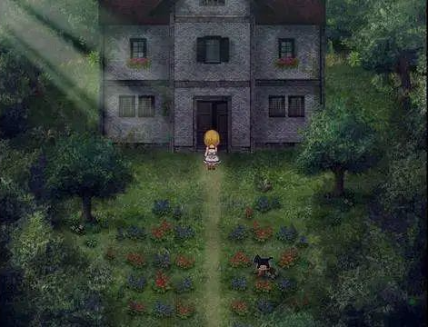 游戏《魔女之家》截图，不断被房子杀死又重开的主角，也像是在不断循环<br>