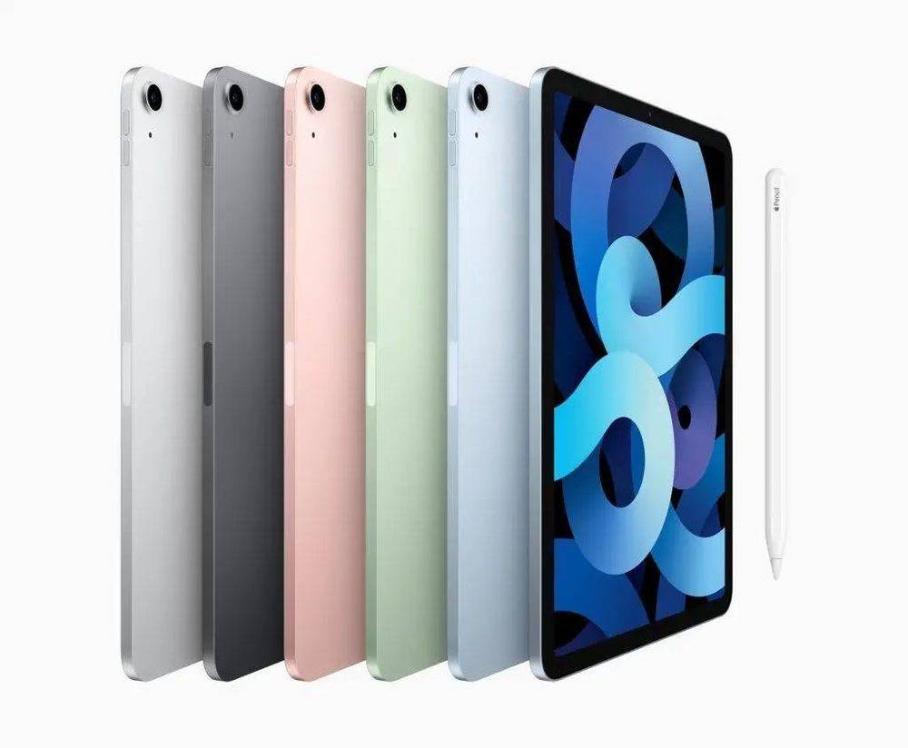 2020 年推出的 iPad Air，图片来自：Apple<br label=图片备注 class=text-img-note>