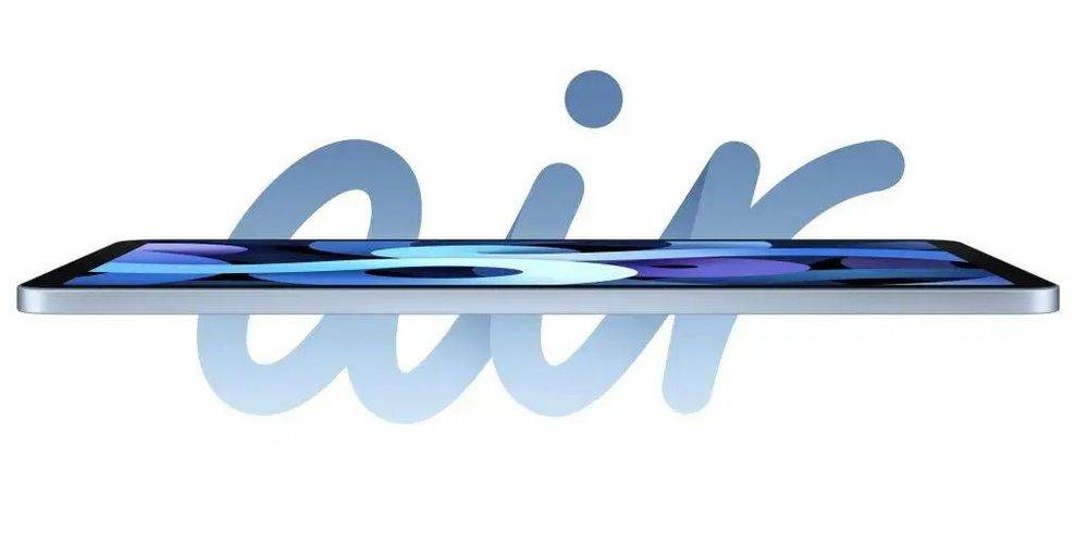 2020 年推出的 iPad Air，图片来自：Apple