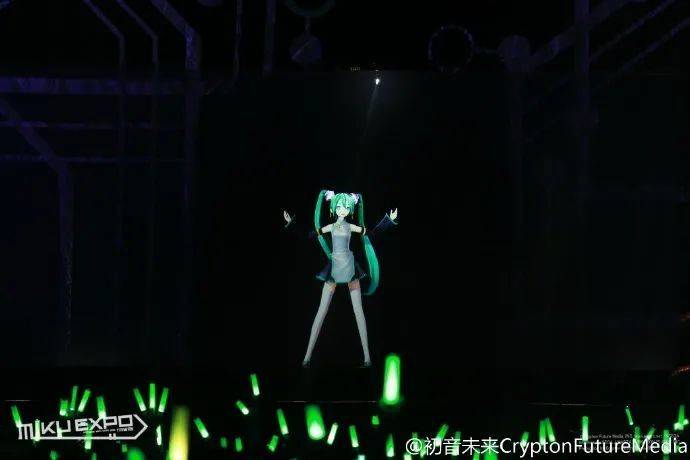 日本虚拟歌手初音未来也属于虚拟人范畴 图片来源：初音未来微博<br>