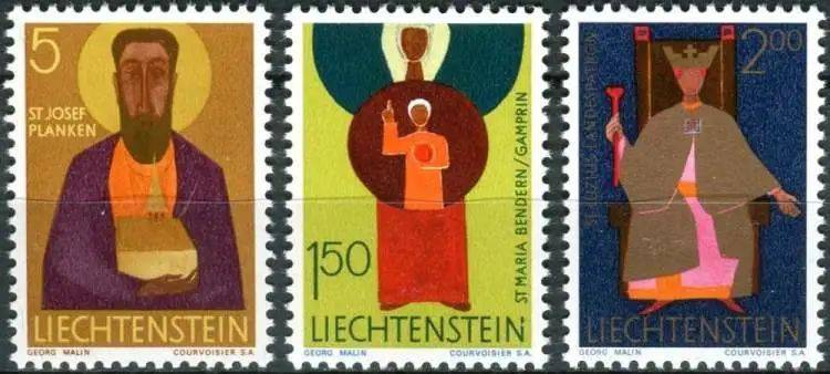 列支敦士登的邮票。/tgw.cz<br>