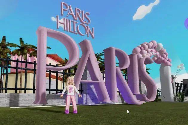 Paris Hilton 的虚拟岛屿<br label=图片备注 class=text-img-note>