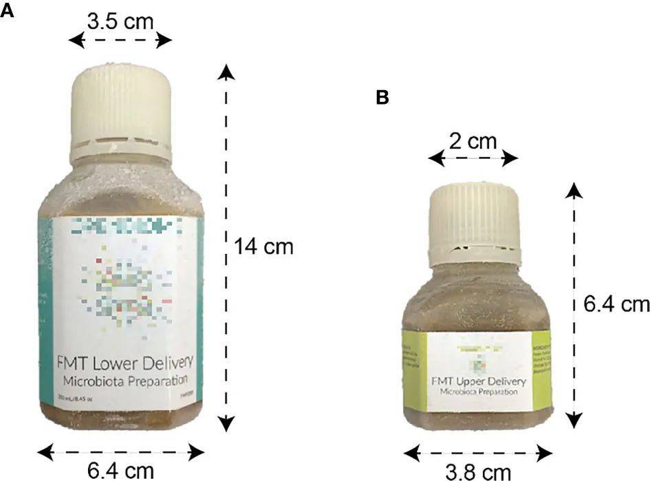 OpenBiome 加工后的冷冻粪便移植制剂。图片来源：https://www.frontiersin.org/articles/10.3389/fcimb.2021.622949/full#B66<br label=图片备注 class=text-img-note>