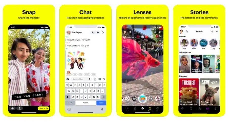 今天，Snapchat 仍然是美国青少年常用的 app 之一<br label=图片备注 class=text-img-note>