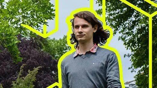 Peter Scholze，以算术代数几何而闻名的德国数学家。因“在代数几何学中发起的革命”，获得2018年菲尔兹奖，成为最年轻的菲尔兹奖得主之一。图片来源：https://www.quantamagazine.org<br>