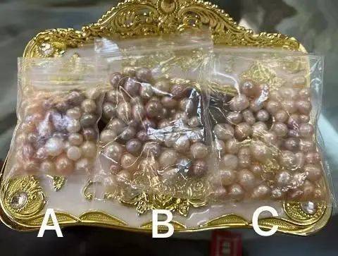 各种不同等级的珍珠。/受访者提供<br>