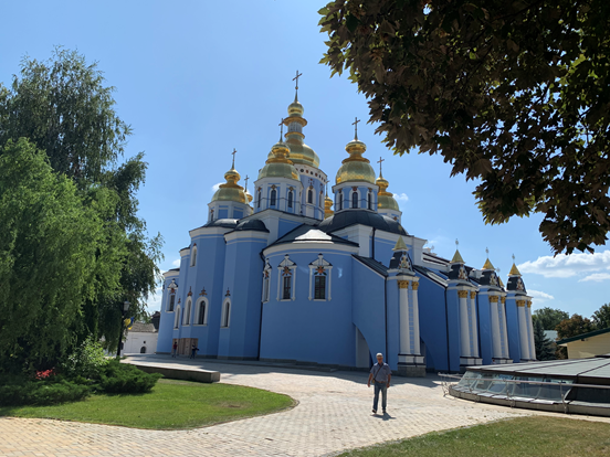 乌克兰一处标志性建筑 图片来源：受访者供图<br>