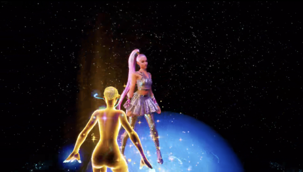 Travis Scott 、Ariana Grande 在堡垒之夜里举办的虚拟演唱会<br>