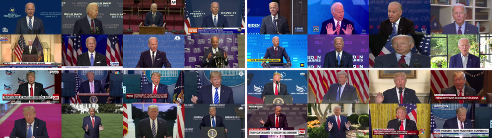 总统DeepFake数据集中的32个视频<br>