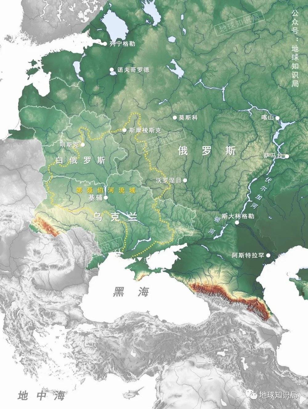 东欧平原，自古至今都是东斯拉夫历史的主舞台，是地理和历史共同决定的产物，几乎不容改变
