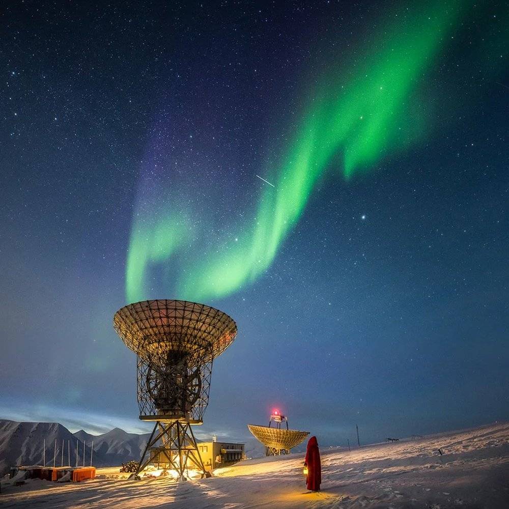 《地球最北的观测站》摄于Sivalbard ，地球最北的陆地岛屿。摄影：苏铁<br>