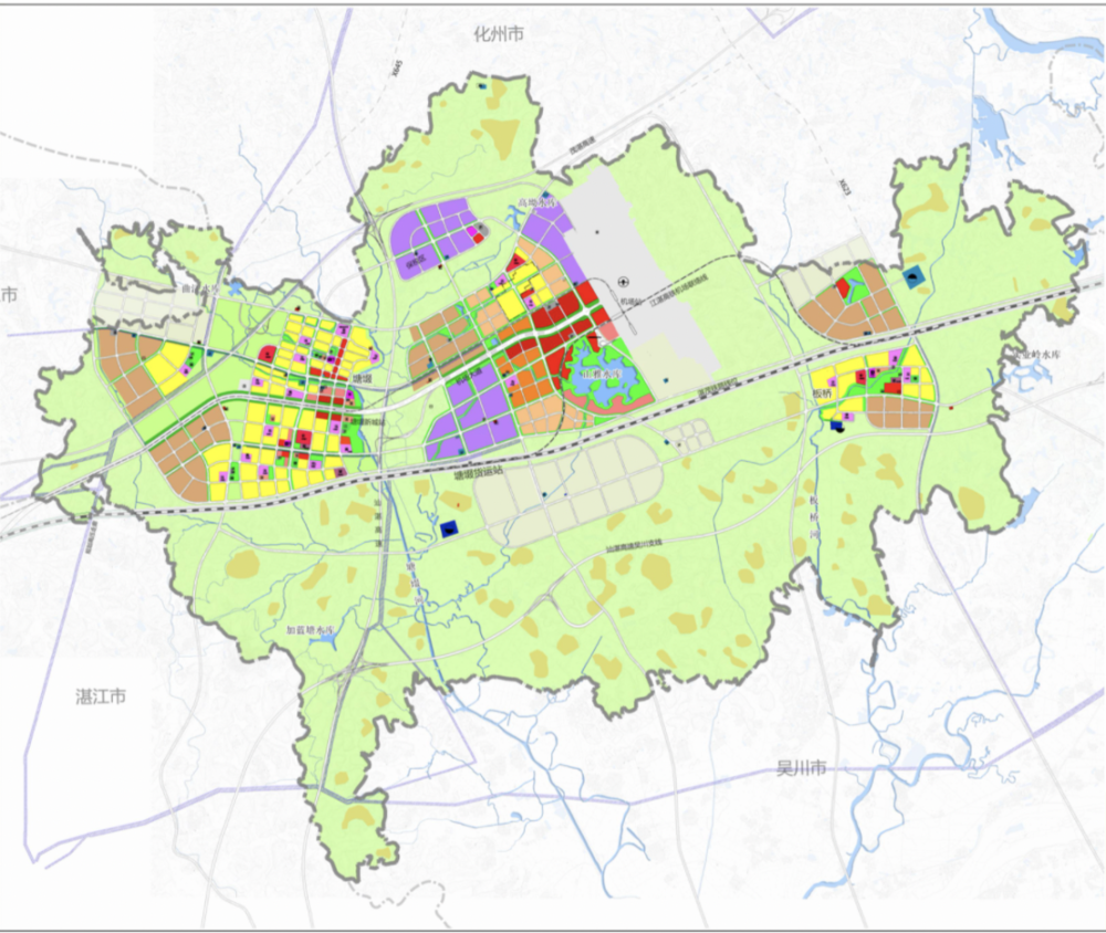 △ 湛江国际空港经济区土地利用规划图（2035年）
