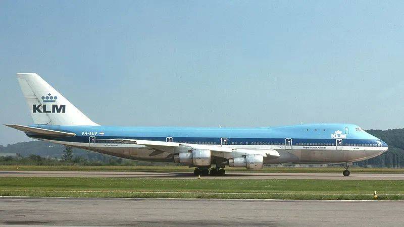 执飞KL4805次航班的荷兰皇家航空波音747-206B客机<br>