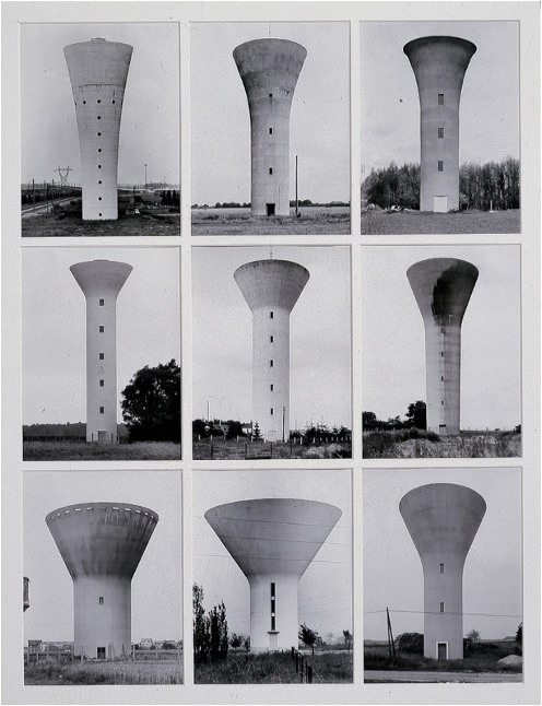 ▲ Bernd and Hilla Becher ，Water Towers，1972<br label=图片备注 class=text-img-note>
