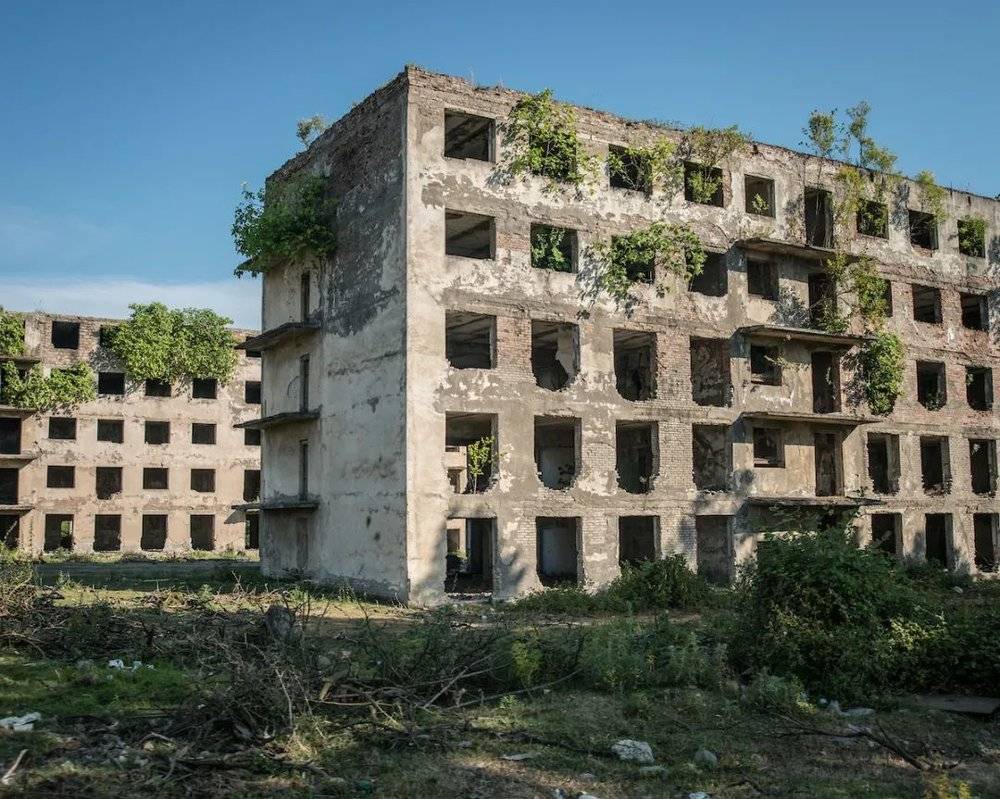 南奥塞梯和阿布哈兹的很多城市都在战争中被完全废弃
