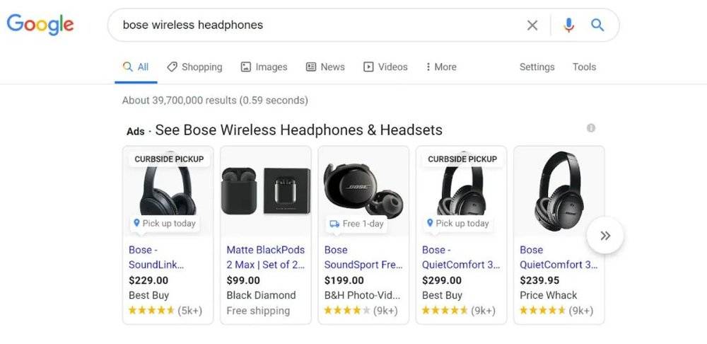 Google Shopping允许消费者直接触达商品乃至比价