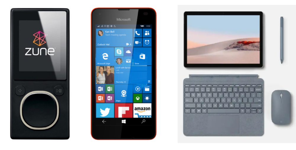 Zune，Lumia，Surface: Microsoft消费硬件进化论