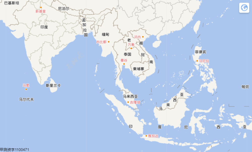国家地理信息服务平台天地图截图<br>