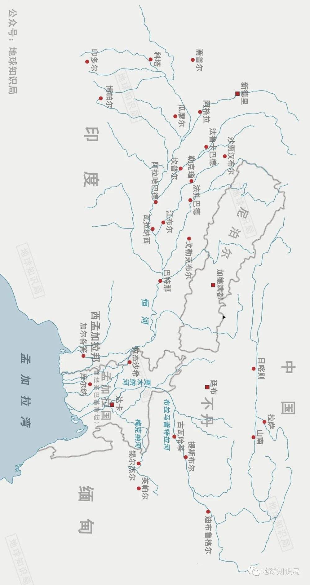 英国统治时期，加尔各答是恒河流域最重要的出海口，但如今孟加拉国不再属于印度了（先是作为东巴基斯坦，然后是独立的孟加拉国），加尔各答的地位就很尴尬（和孟加拉国处于竞争关系）