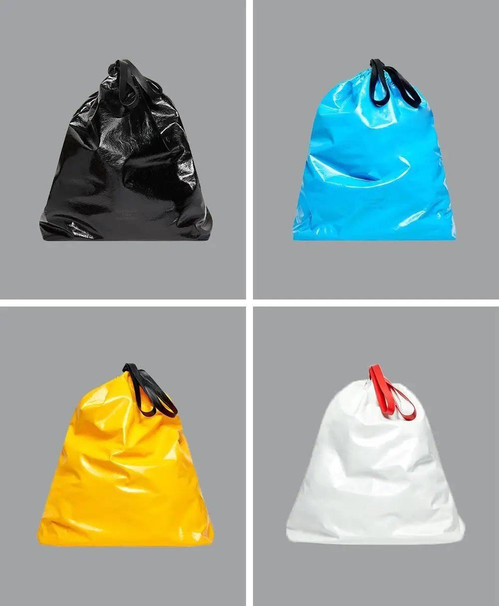 巴黎世家垃圾袋的 4 种配色. 图片来自：Zula<br>