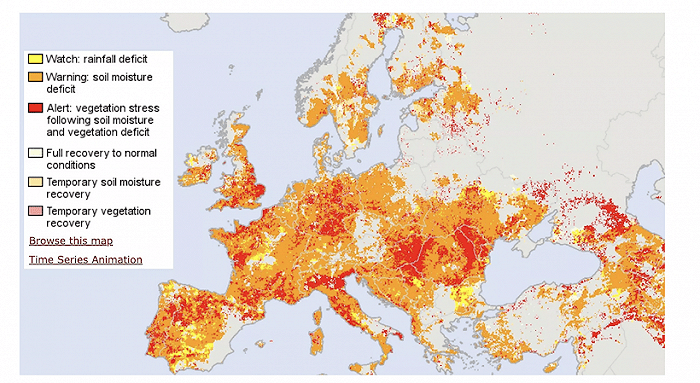 图源：European Drought Observatory<br>