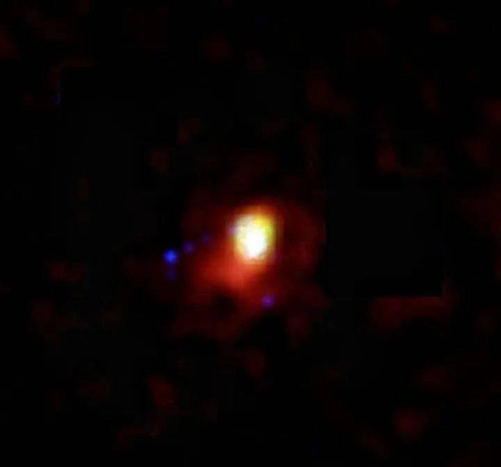 韦伯拍摄的CEERS-93316，红移达到16.7 | Donnan et al， NASA/CSA/ESA/STScI<br>