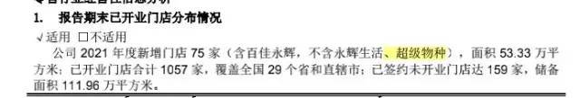 永辉超市2021年财报截图<br label=图片备注 class=text-img-note>