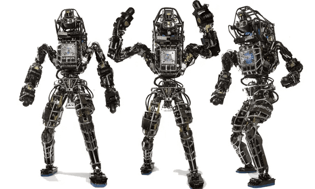 2013年，Boston Dynamics推出Atlas（来源：The Guardian）<br>