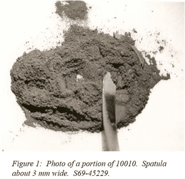 图5 阿波罗11号采样的月壤样本10010（部分）<br>