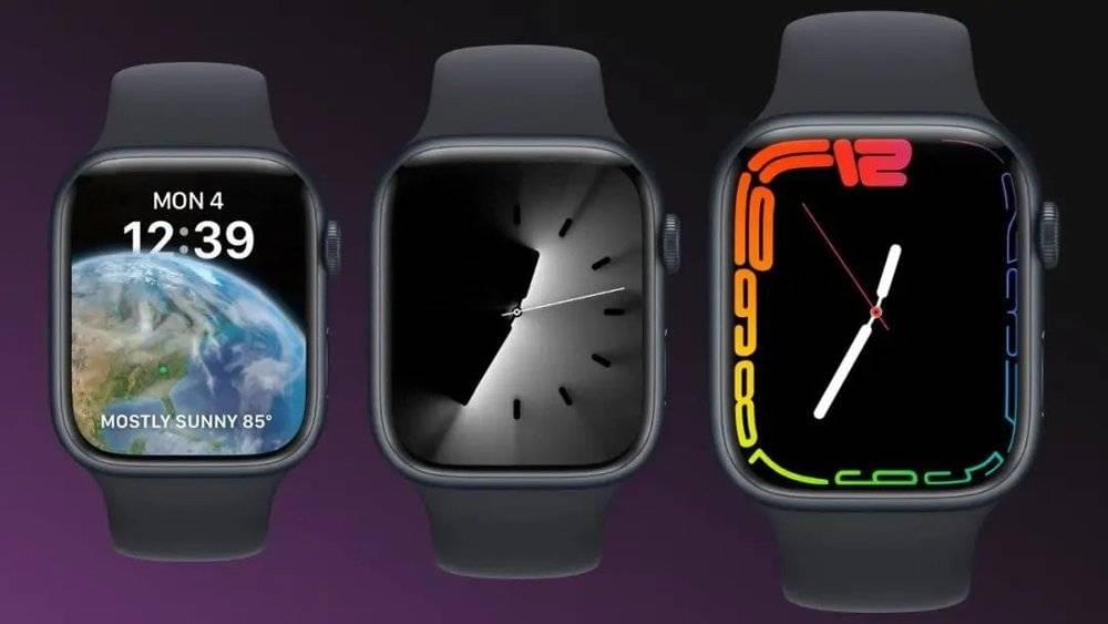 47mm 尺寸 Apple Watch 表盘面积对比图
