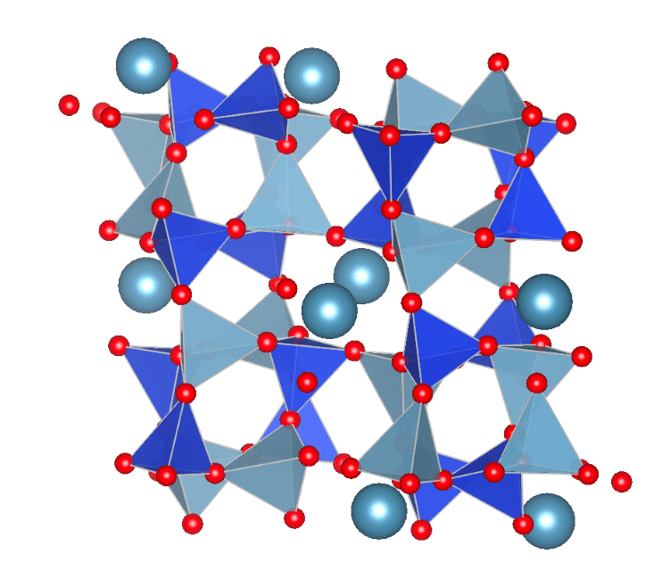 硅/铝氧四面体中间的是Ca<br>