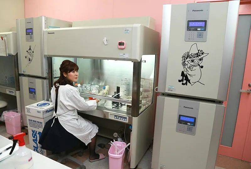 小保方位于神户的实验室。（©时事通讯社）