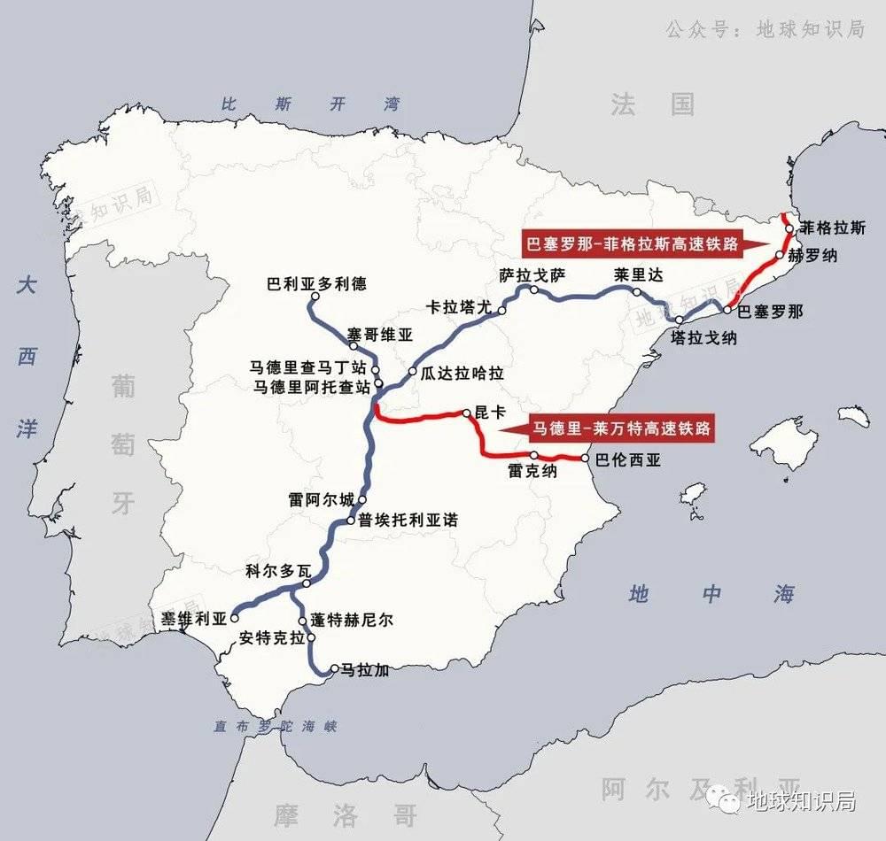 巴塞罗那-菲格拉斯高速铁路，马德里-莱万特高速铁路