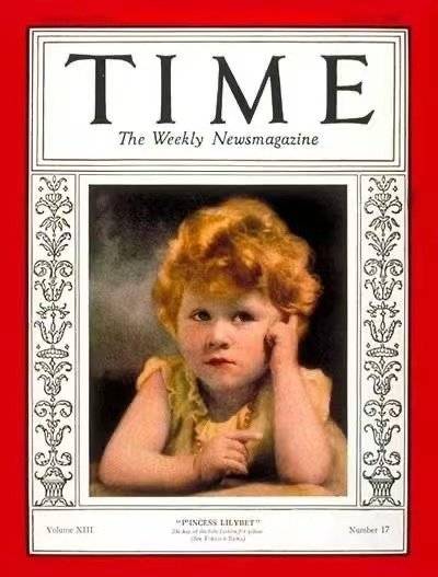1929年4月29日美国《时代周刊》封面 图源：Time magazine archive<br>