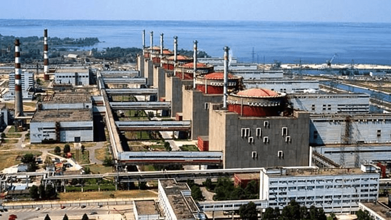 和平下的扎波罗热核电站。来源/世界核协会