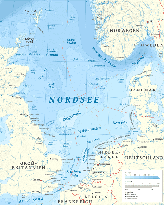 北海地区。来源/维基百科<br>