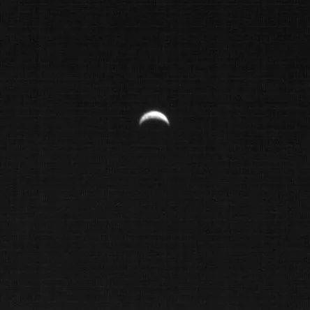 9月21日，LICIACube测试相机时拍摄的地球影像 | ASI/NASA<br>